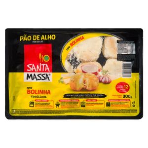 Pão de Alho Tradicional Bolinha Santa Massa 300g