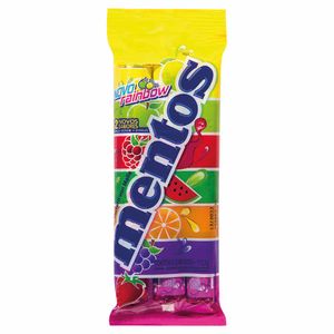 Conjunto Confeitos Rainbow Sortido Mentos com 3 unidades