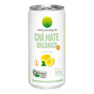 Chá Mate Orgânico Limão Zero Organique Lata 269ml