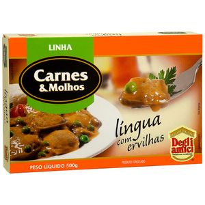 Língua com Ervilha Congelada Degli Amici 500g