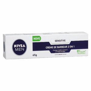 Creme de Barbear Nivea Men Sensitive 2 em 1 65g