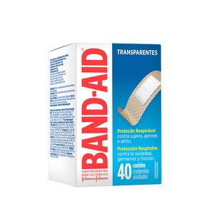 Curativo Transparente Band-Aid 40 unidades