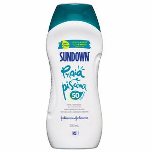 Protetor Solar Sundown FPS50 Praia e Piscina 200ml