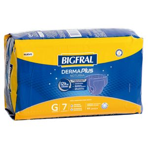 Fraldas Bigfral Plus Noturna G 7 unidades