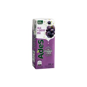 Bebida de Soja Suco de Uva Ades 200ml