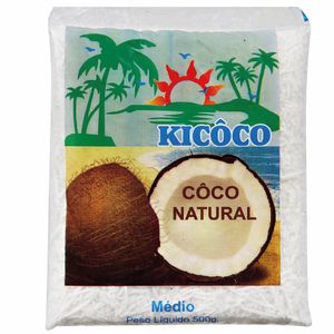 Coco Ralado Médio Congelado Kicôco 500g