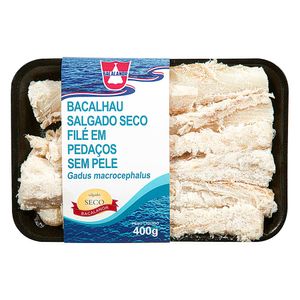 Filé de Bacalhau Resfriado Salgado Seco Bacalanor 400g