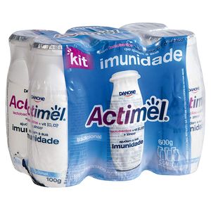 Leite Fermentado Tradicional Actimel 600g 6 unidades