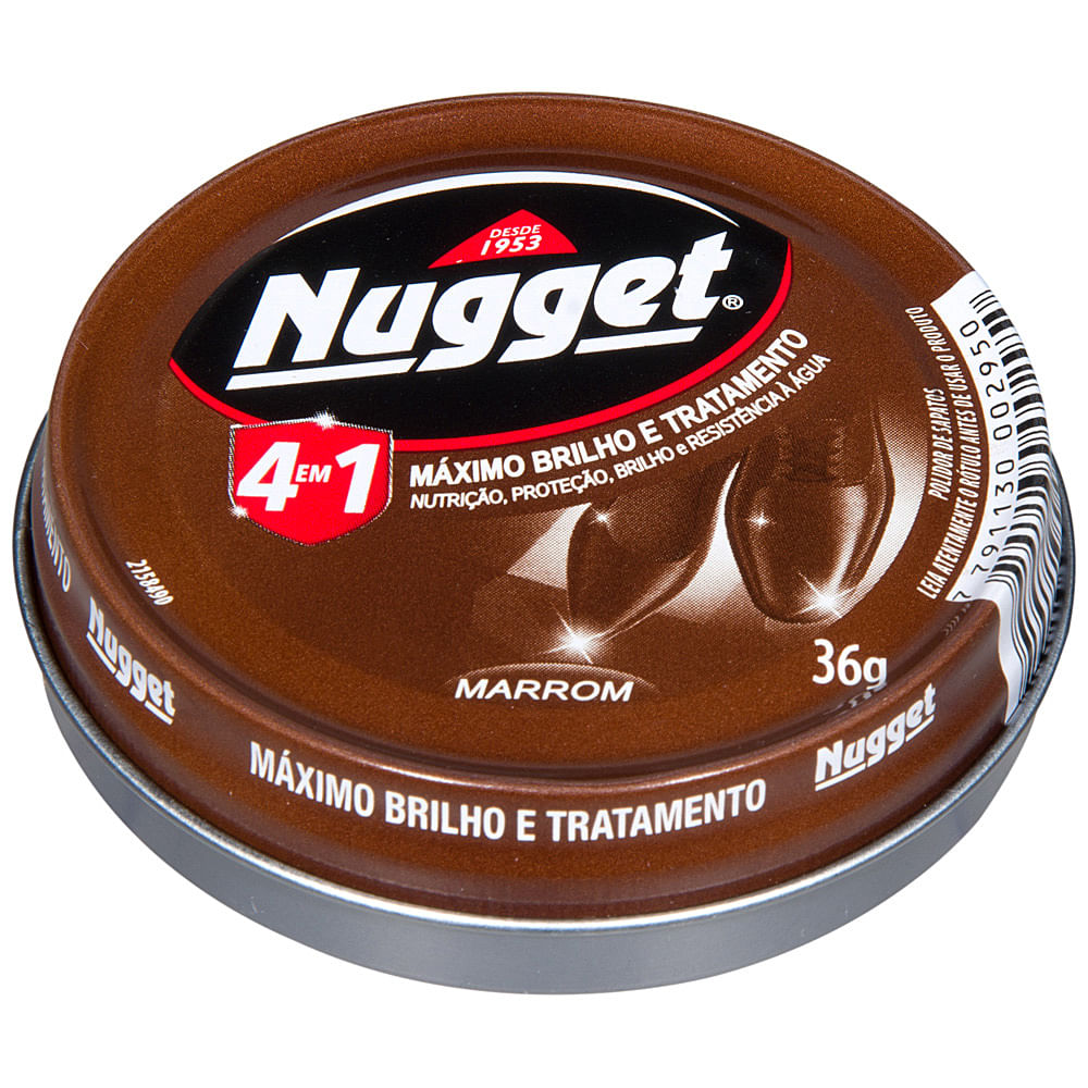 Cera Sapato Pasta Marrom Nugget 36g - Supermercado Nagumo - Compre Online  em Itaquaquecetuba/SP