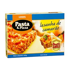 Lasanha de Camarão Congelada Degli Amici 360g