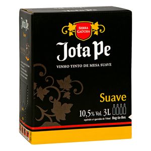 Jota Pe Nacional Vinho Tinto Suave 3 Litros