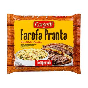 Farofa Pronta Temperada Corsetti 500g