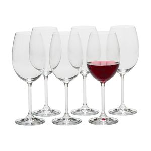 Conjunto Taças de Cristal para Vinho Gastro Bohemia 480ml 6 peças