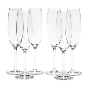 Conjunto Taças de Cristal para Champagne Gastro Bohemia 230ml 6 peças