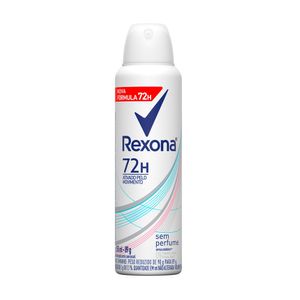 Desodorante Aerossol Antitranspirante Rexona sem Perfume 150ml