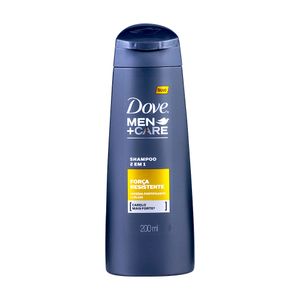 Shampoo Dove Men Care 2 em 1 Força Resistente 200ml