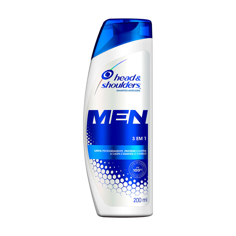Shampoo Anticaspa Head &amp; Shoulders Men 3 em 1 200ml