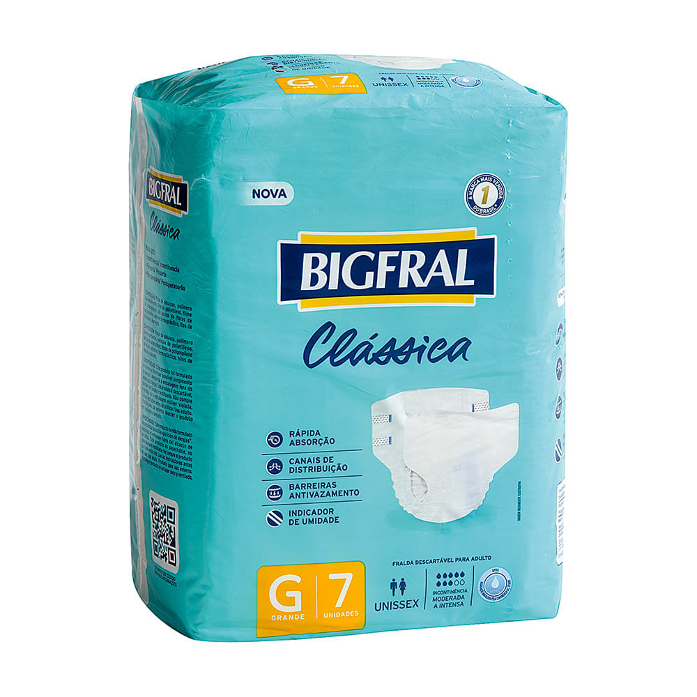 FRALDA GER.BIGFRAL REGULAR PLUS C/7 G - DELIVERY ALABARCE