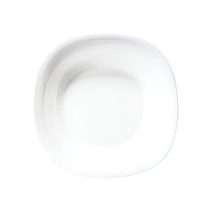 Prato Sobremesa Vidro Branco Carine 19cm L4454 Luminarc