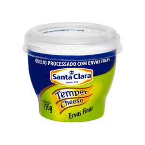 Queijo Processado Santa Clara Temper Cheese Ervas Finas 150g