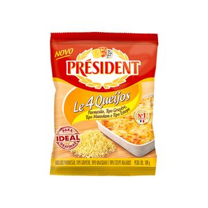 Queijo Ralado Le 4 Queijos Président 100g