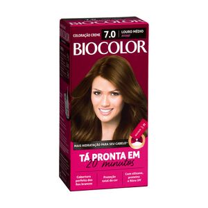 Tintura Biocolor Louro Médio Arraso 7.0