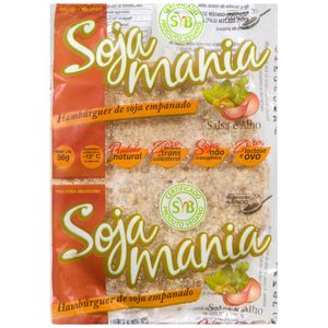 Hambúrguer de Soja Empanado Congelado Sabor Salsa e Alho Soja Mania 56g