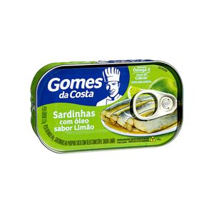 Sardinha com Óleo Sabor Limão Gomes da Costa 125g