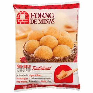 Pão de Queijo Tradicional Congelado Forno de Minas 400g