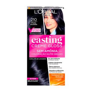 Tintura Casting Creme Gloss Preto Azulado 210 L'Oréal