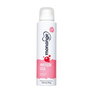Desodorante Aerossol Antitranspirante Monange Proteção Seca 150ml