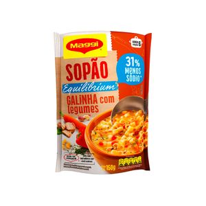 Sopão de Galinha com Legumes Equilibrium Maggi 150g