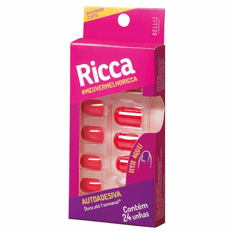 Unhas-Posticas-Autoadesivas-Ricca-Vermelho-Paixao-Quadrado-Curto-com-24-unhas-Zaffari-00