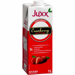 Bebida de Fruta Cranberry com Morango Juxx 1 Litro