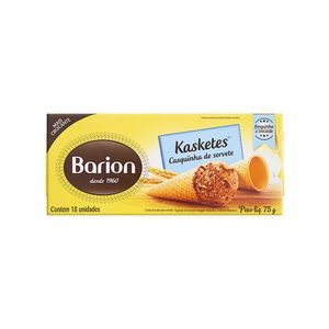 Casquinha para Sorvete Kasketes Barion 75g