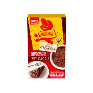 Chocolate em Pó Solúvel Garoto 50% Cacau 200g