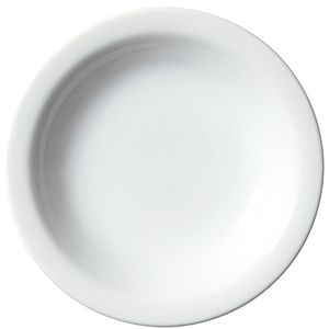 Prato Raso Porcelana Iguaçu Branco 25cm 5546522600 Germer