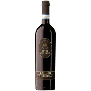 Sette Cascine Langhe Nebbiolo Italiano Vinho Tinto 750ml