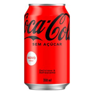 Refrigerante Coca-Cola sem Açúcar Lata 350ml