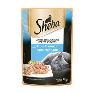 Ração Úmida para Gatos Sheba Atum Marinado 85g