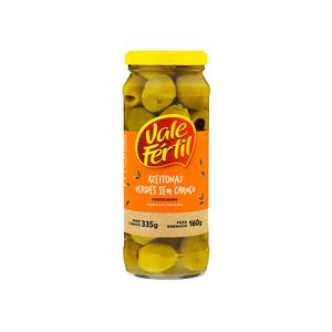 Azeitona Verde Sem Caroço Vale Fértil 160g