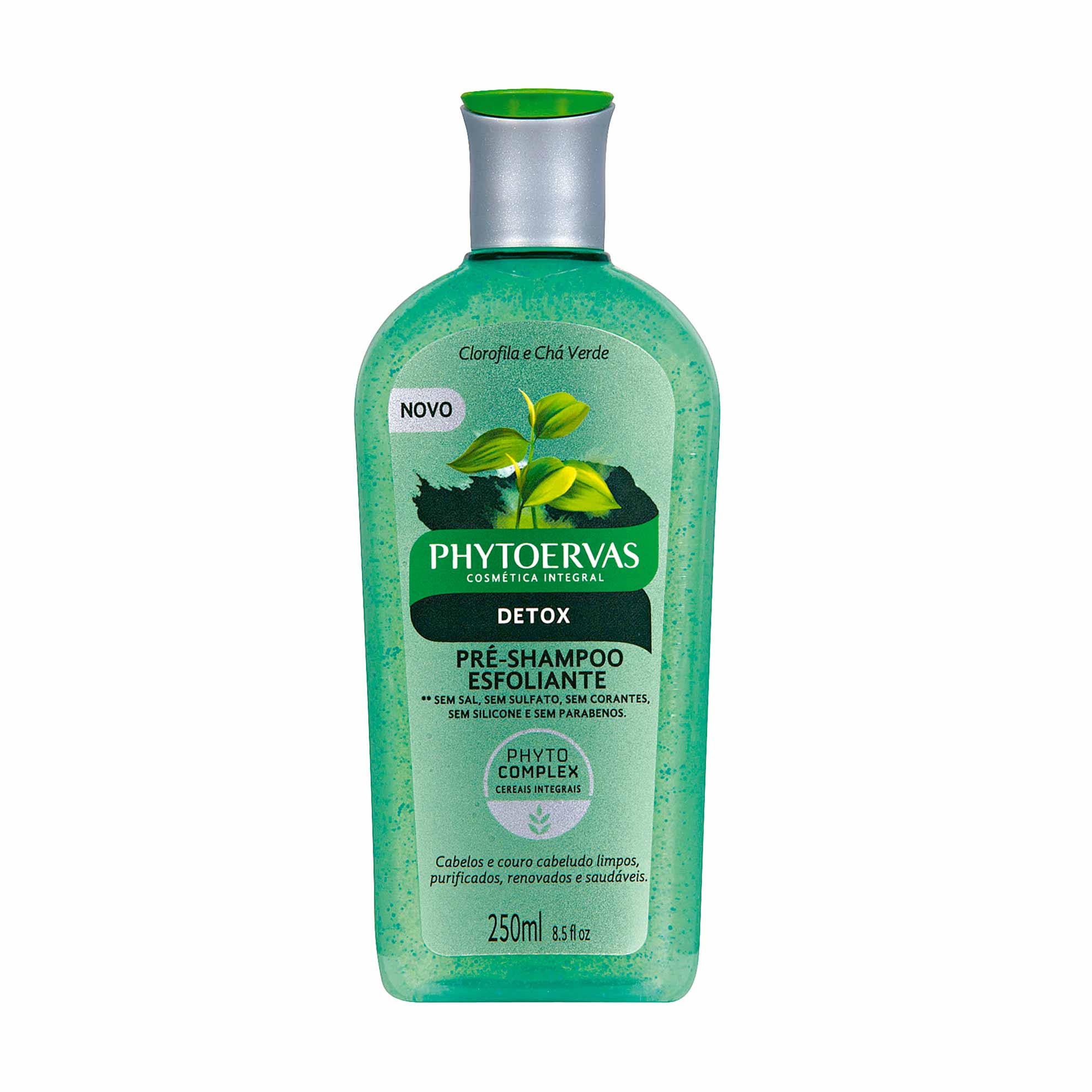 Pré-Shampoo Phytoervas Detox Clorofila e Chá Verde 250ml - Zaffari