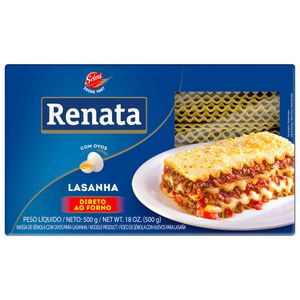 Massa para Lasanha Renata 500g