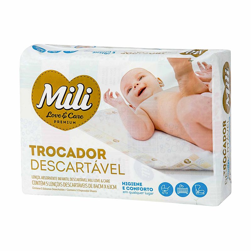 Lencol-Absorvente-Descartavel-Infantil-Mili-Love---Care-5-unidades-Zaffari-00