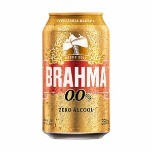 Cerveja Brahma Zero Álcool Lata 350ml