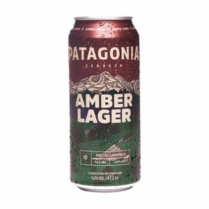 Cerveja Patagonia Amber Lager Lata 473ml