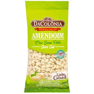 Amendoim DaColônia Cru sem Pele 500g