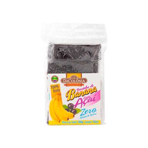 Barrinha de Banana com Açaí Zero Açúcar DaColônia 150g