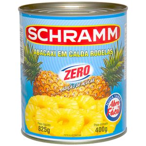 Abacaxi em Rodelas Zero Açúcar Schramm 400g
