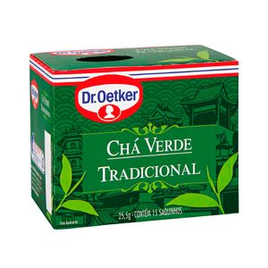 Chá Verde Tradicional Dr.Oetker 15 sachês